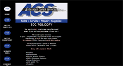 Desktop Screenshot of advancedcopierservices.com